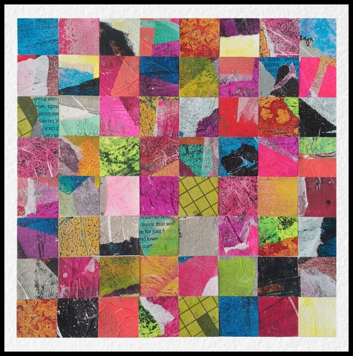 Screen Time Collages, 10x10 in