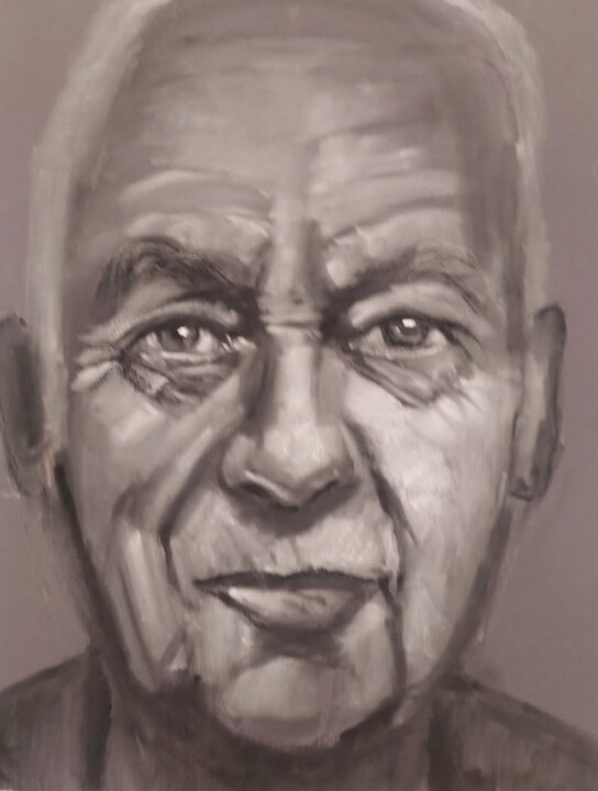 Ye Old man 绘画, 12x9 in