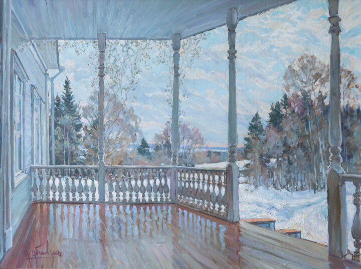 Shakhmatovo estate Pittura, 35,4x27,6 in