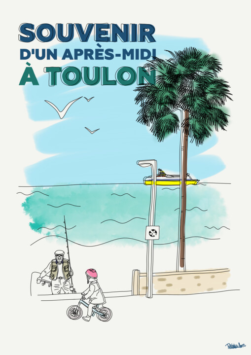 数字艺术 标题为“Souvenir d'un après…” 由Petitetoulon, 原创艺术品, 数字油画