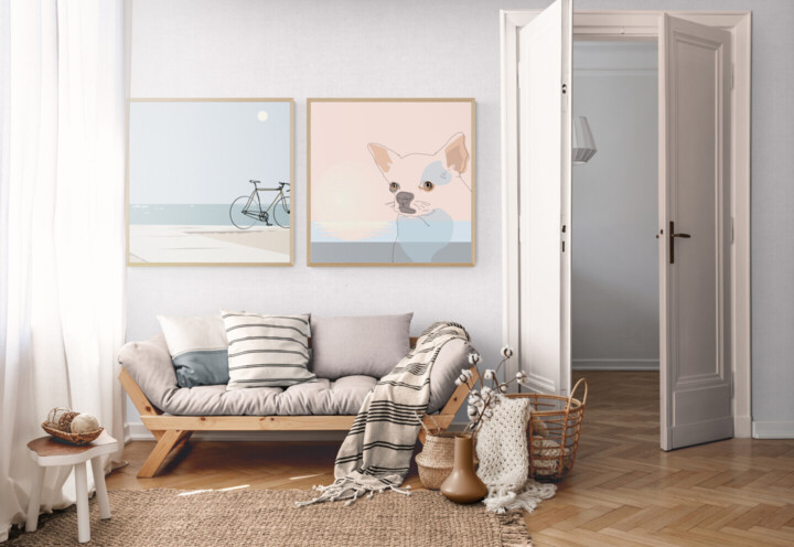 Work presented framed