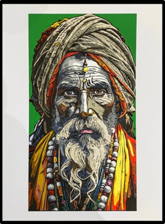 Sagesse 绘画, 31.5x23.6 in