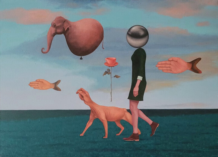 绘画,  19.7x27.6 in 