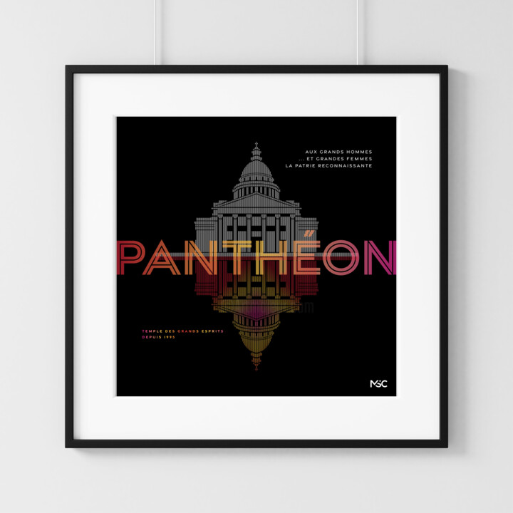 Panthéon Arte digitale, 23,6x23,6 in