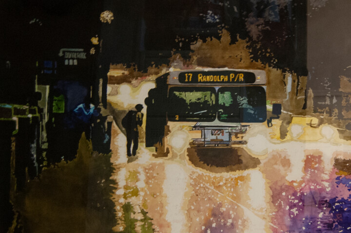 Próxima estación Pintura, 36,2x45,7 in