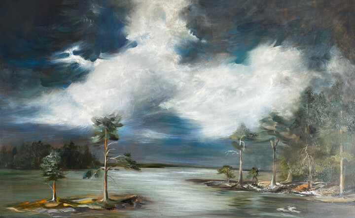 LADOGA 绘画, 27.6x43.3 in
