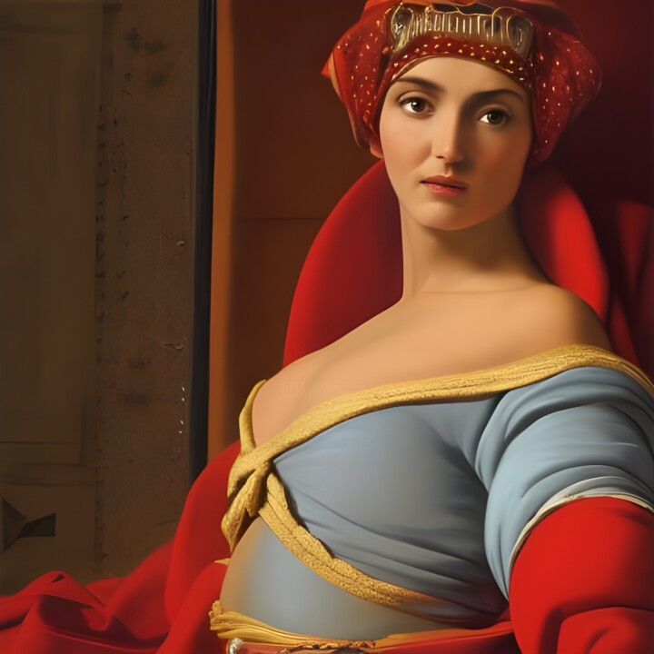 Digital Arts titled "Noblesse" by Lorraine Lyn, Original Artwork, Digital Painting