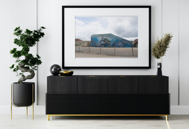 Werk ingelijst gepresenteerd