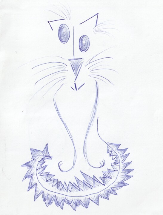Chat ébouriffé 图画