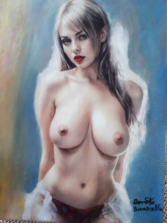 ANGELICA Schilderij, 15,8x11,8 in
