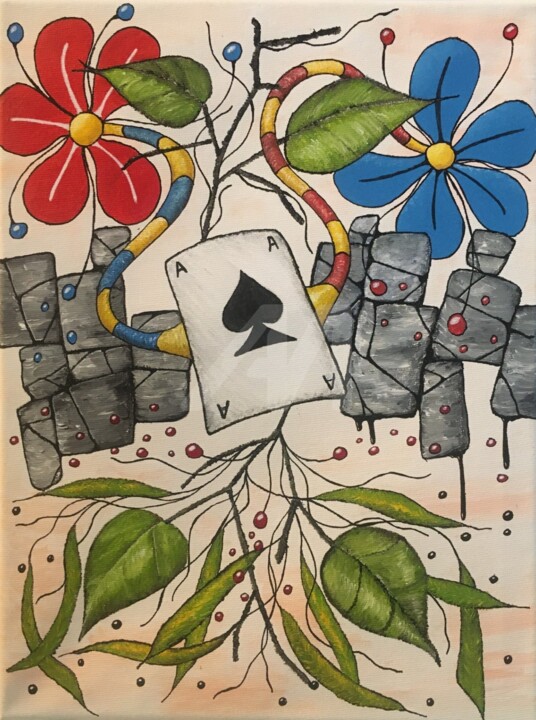 Avoir la Foi 绘画, 15.8x11.8 in