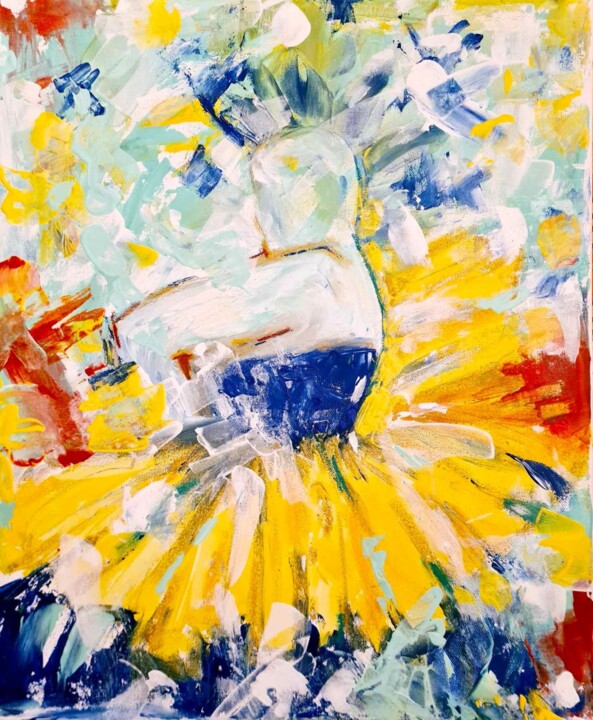 Gauze 绘画, 18.1x15 in