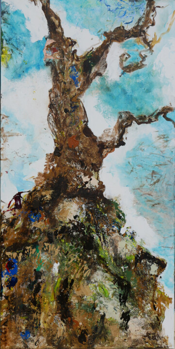 Au parc des Buttes Chaumont Painting, 47.2x23.6 in