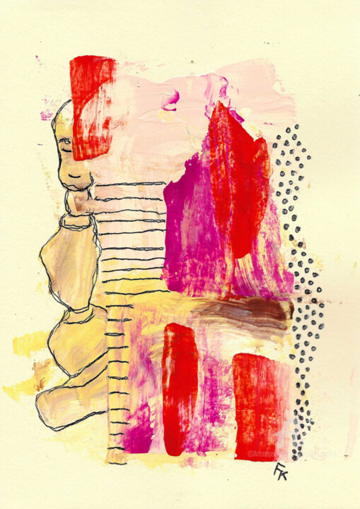 Miniatur 65 Pintura, 8,3x5,8 in