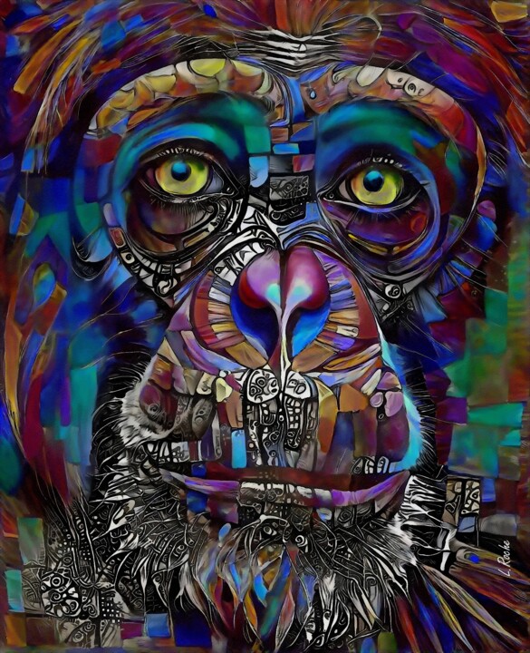SONNYMONK 绘画, 31.5x25.6 in