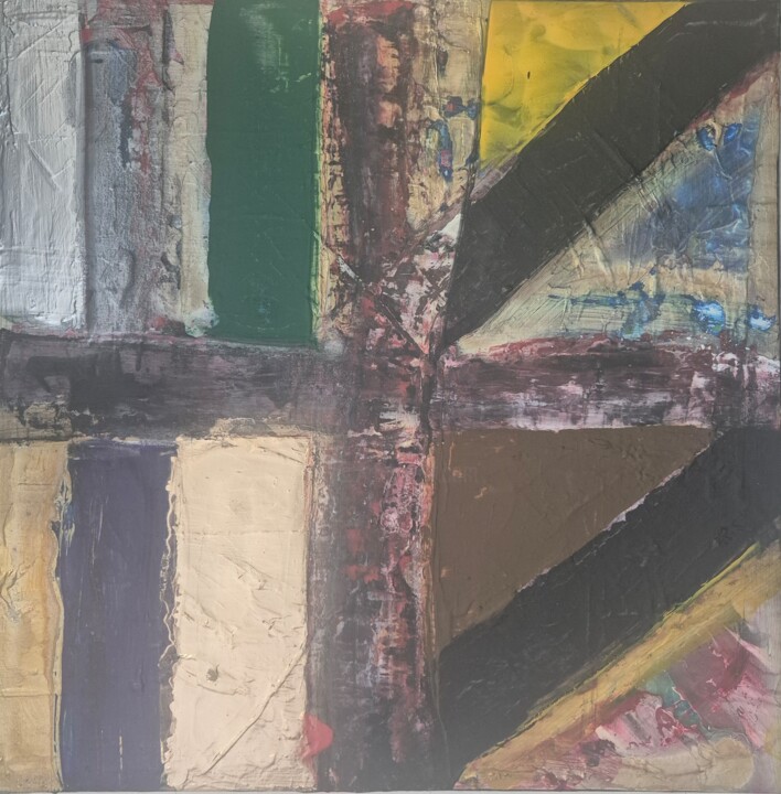 routes de Damas Painting, 37.4x36.2 in