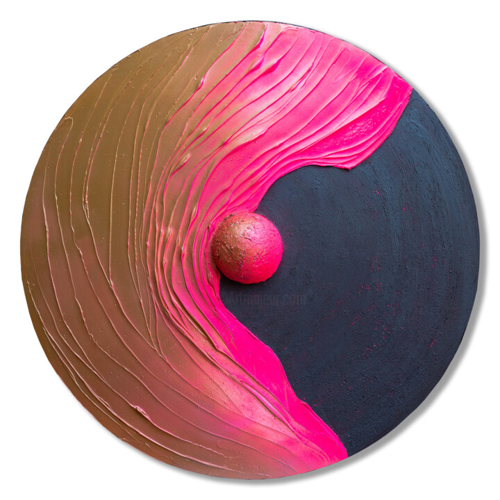 Pulsating 绘画, 39.4x39.4 in