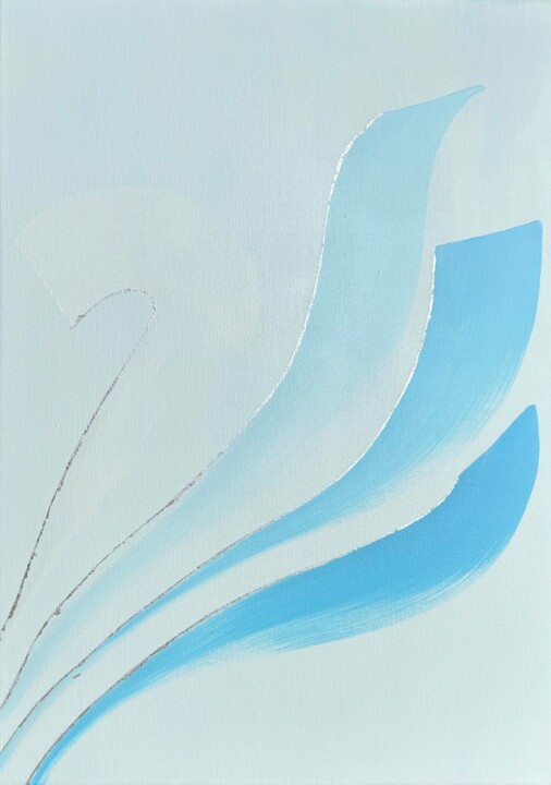 Peinture intitulée "ELEGANCE No. 3" par Antje Jahn, Œuvre d'art originale, Acrylique Monté sur Châssis en bois