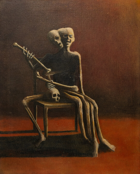 Seconda apparizione (prima versione) Картина, 11,8x9,5 in