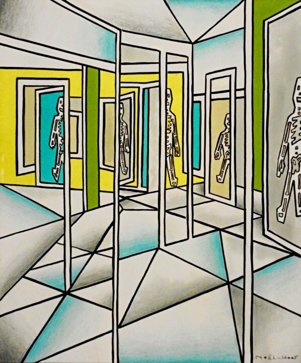 The Certainty of Death – Part 1 (BT 256) Pittura, 14,2x11,8 in