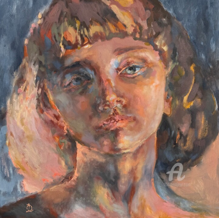 绘画,  19.7x19.7 in 
