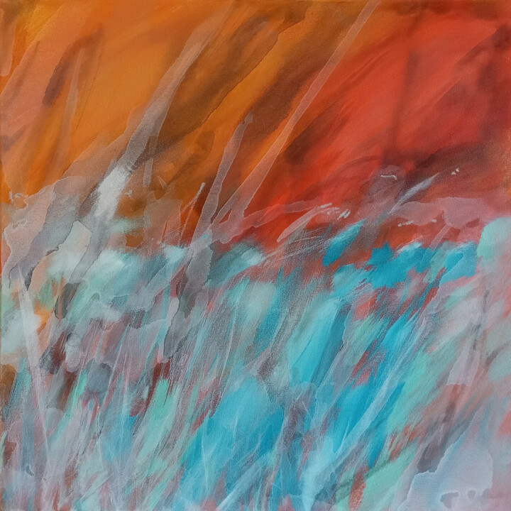 Peinture intitulée "#356, "One Shot", a…" par Michel Debray, Œuvre d'art originale, Acrylique Monté sur Châssis en bois