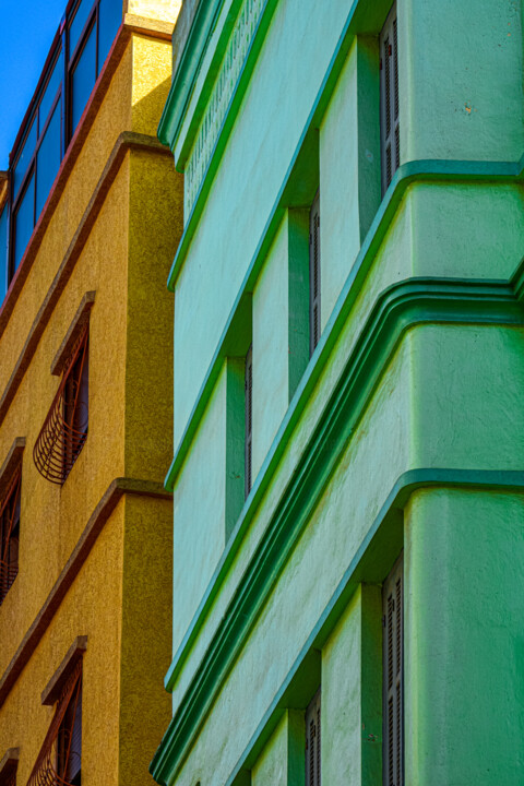 Partition jaune et verte Fotografie, 41,3x27,6 in