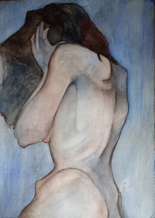 Емоции плоти 绘画, 16.9x12.2 in
