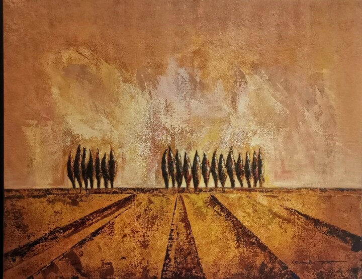 Champ de céréales Pittura, 28,7x36,2 in