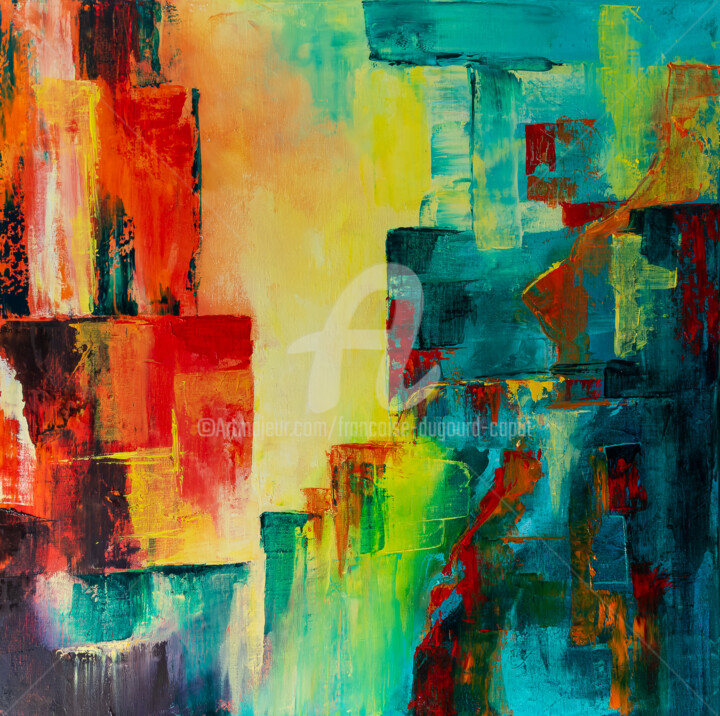 Dualité 绘画, 31.5x31.5 in