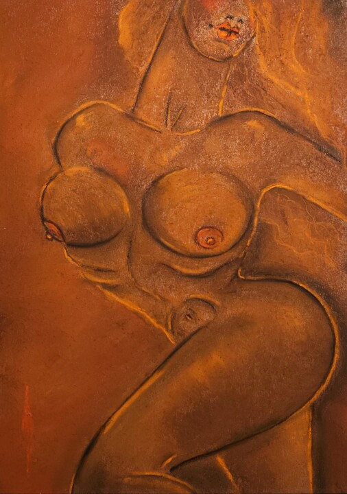 Lady red 图画, 11.8x8.3 in