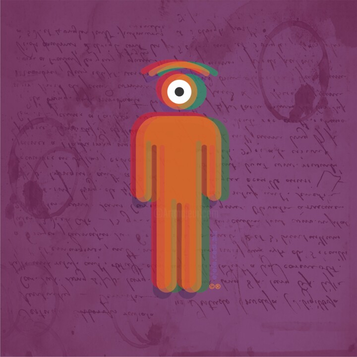 bradbur-eye rem 数字艺术, 30x30 in
