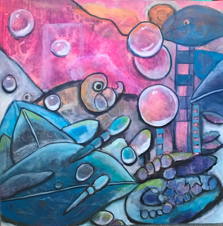 Imagination 绘画, 19.7x19.7 in