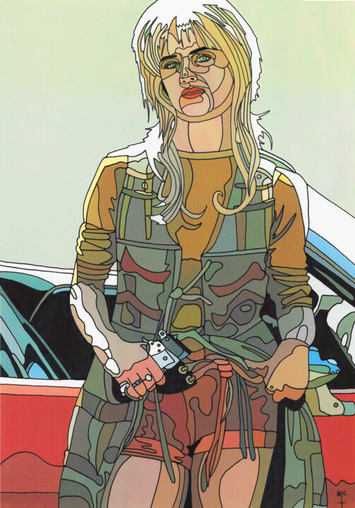 natural born killers fan art 图画, 17x12 in