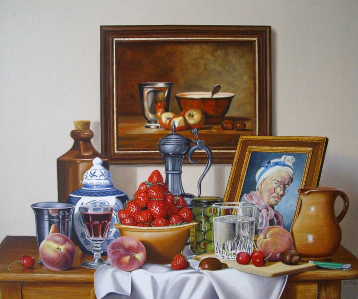 Côté Chardin 绘画, 21.3x25.6 in