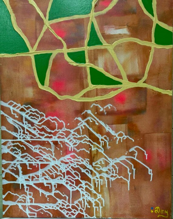 cloud №4 绘画, 35.4x27.6 in