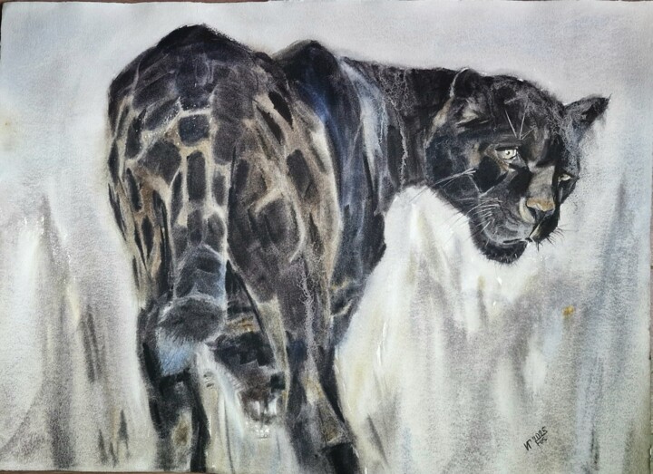 "Je pars la première" Tablo, 22,4x30,7 in