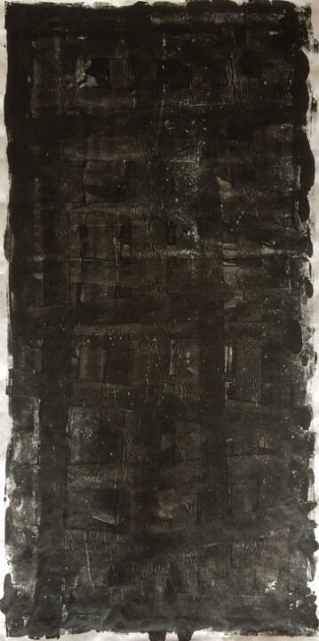 Prenten & gravures getiteld "quadrillage10" door Philippe Louis Brognon, Origineel Kunstwerk, Monotype