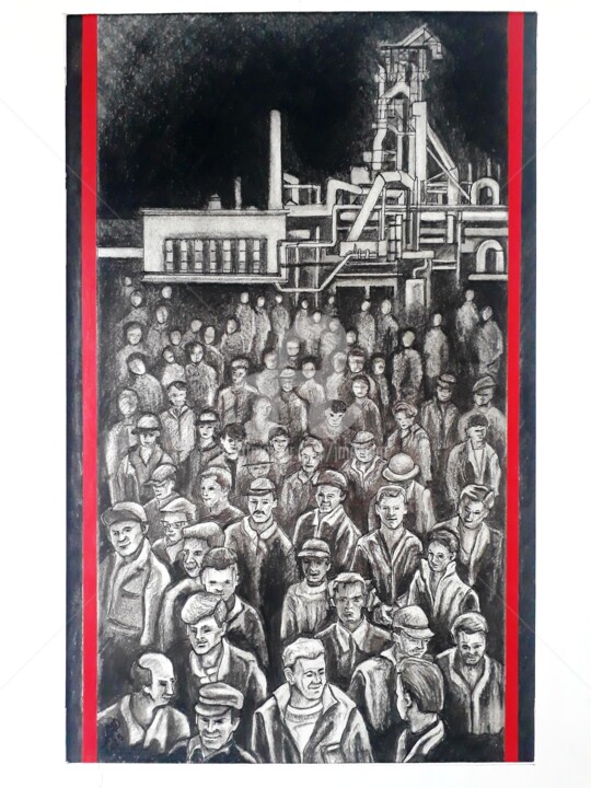 La sortie (2) 图画, 15.8x11.8 in