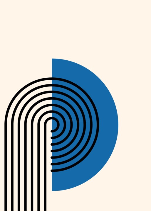 Digital Arts με τίτλο "Spiral Path to Sere…" από 春宇 关, Αυθεντικά έργα τέχνης, Εικόνα που δημιουργήθηκε με AI Τοποθετήθηκε στ…