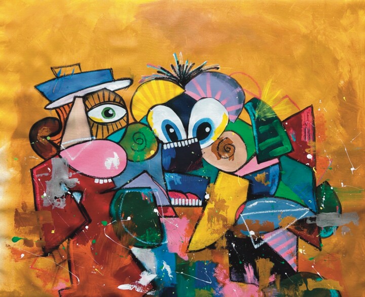 Carnaval de l'ame 绘画, 35.4x43.3 in