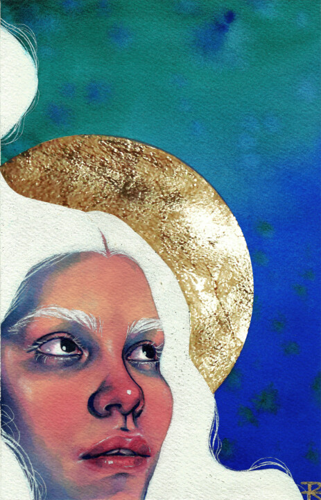 Aquí Painting, 9.1x6.1 in