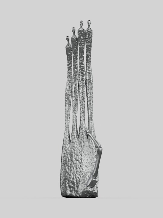 Mudra of Fate 雕塑, 31.5x7.1 in