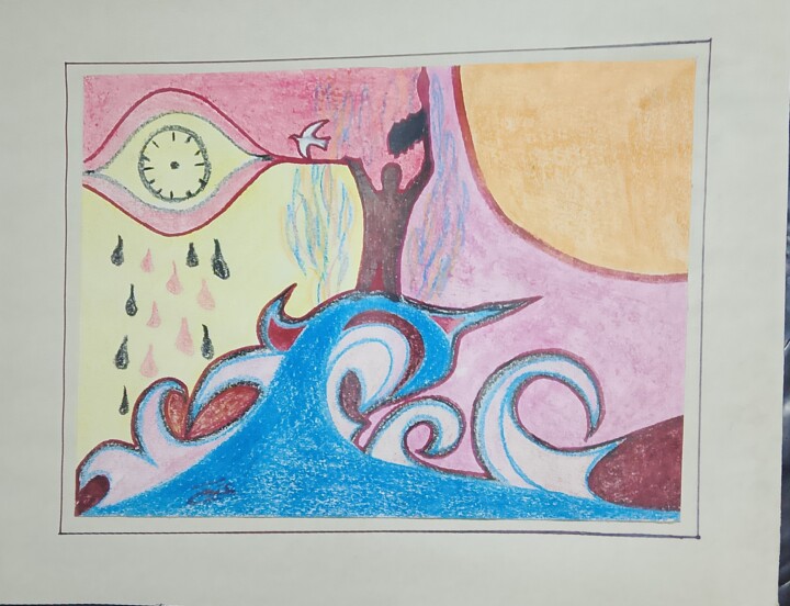 13/ Le temps des gens Pintura, 11,7x8,3 in