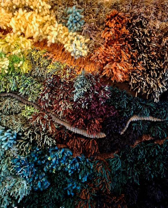 Point de Rencontre Tekstil Sanatı, 37,4x33,5 in