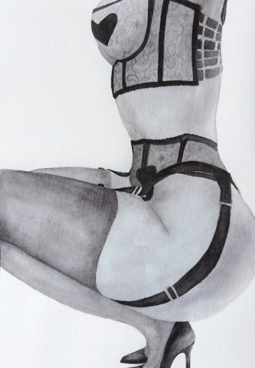 Silent Command 图画, 11.7x8.2 in