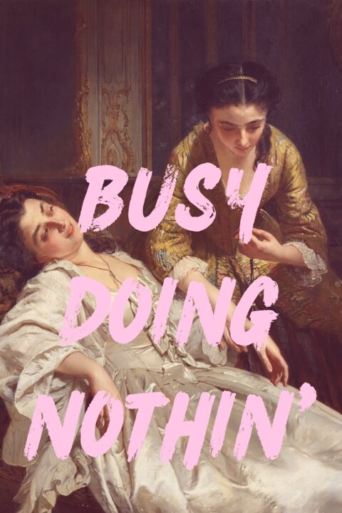 Digital Arts με τίτλο "'Busy Doing Nothing…" από 春宇 关, Αυθεντικά έργα τέχνης, Εικόνα που δημιουργήθηκε με AI Τοποθετήθηκε στ…