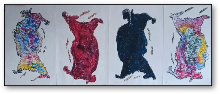 图画,  25.6x78.7 in 