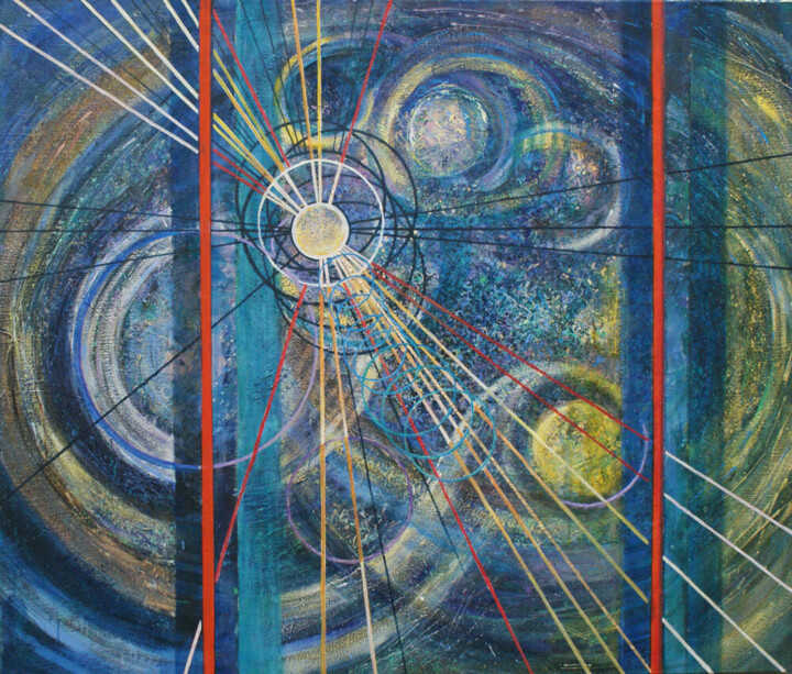 Creation of the Heavens 1 / Stwarzanie niebios 1 Malarstwo, 43,3x51,2 in