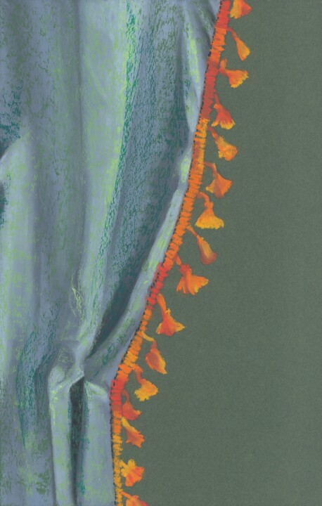 Curtains Left 图画, 15.5x9.9 in